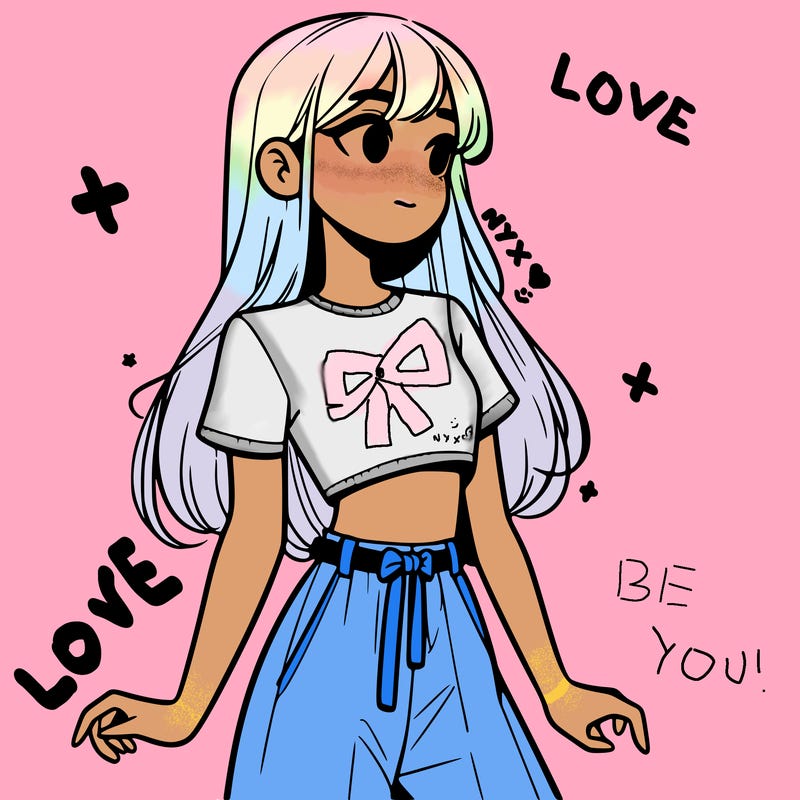 girl in a cute crop top