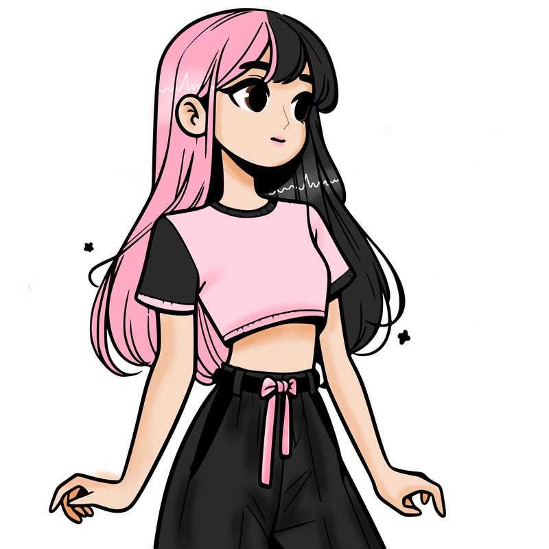 girl in a cute crop top