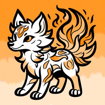fire wolf