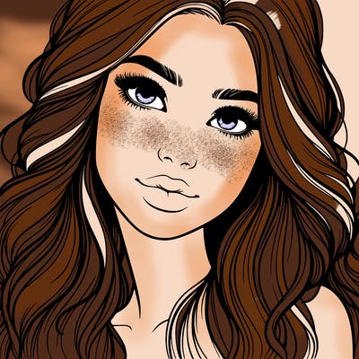 beautiful realistic girl