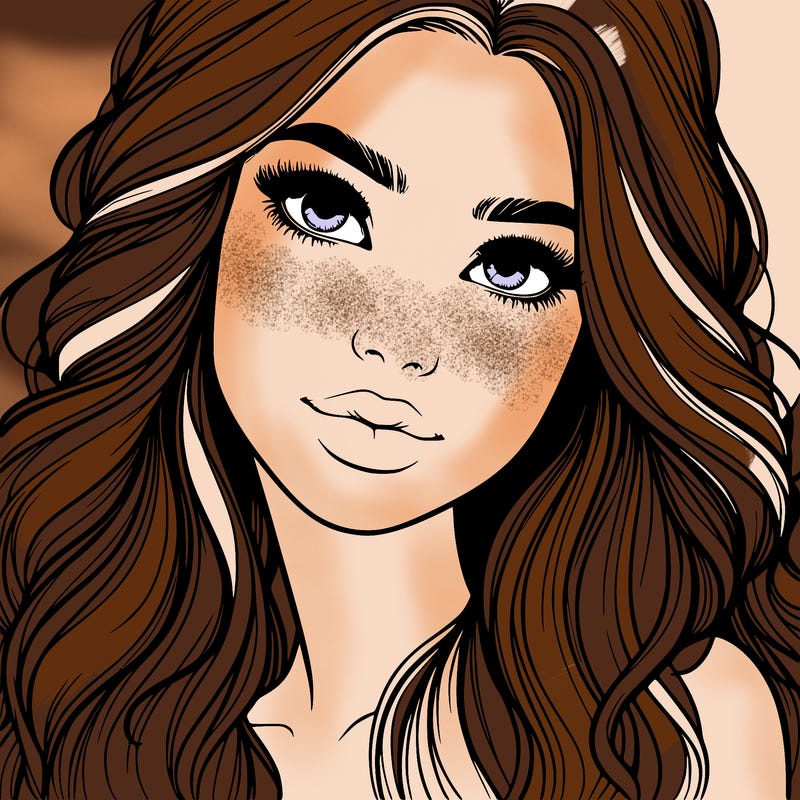 beautiful realistic girl