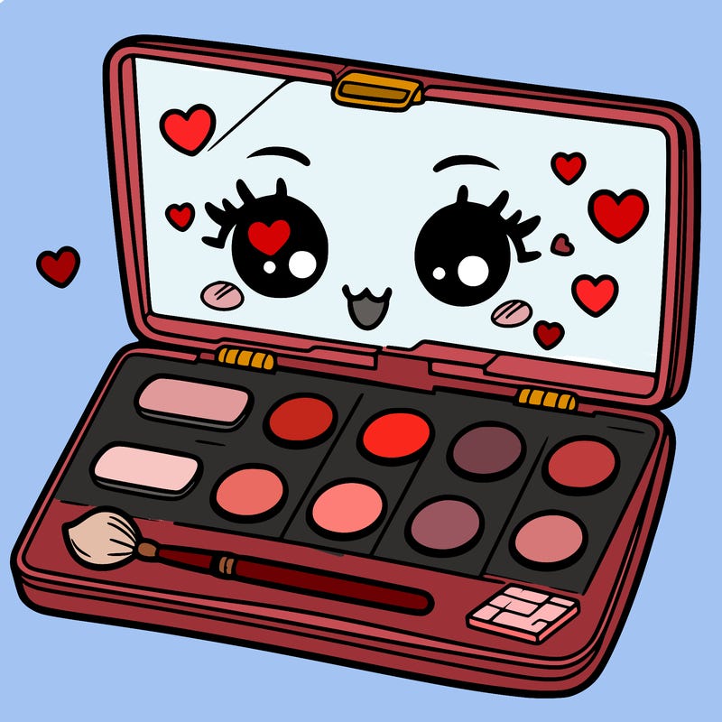 makeup pallet