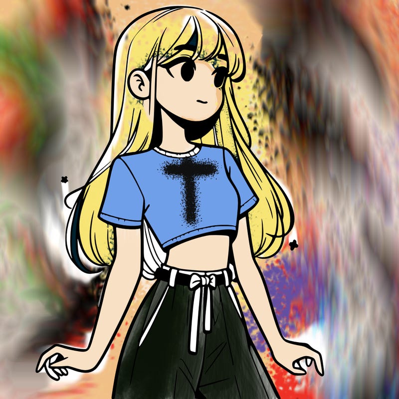 girl in a cute crop top