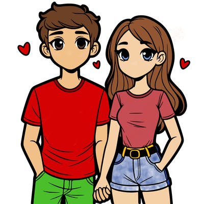 boyfriend and girlfriend