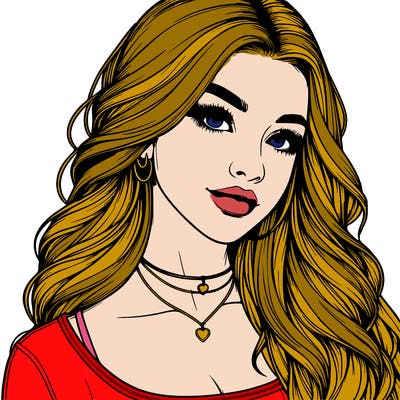 detailed realistic girl