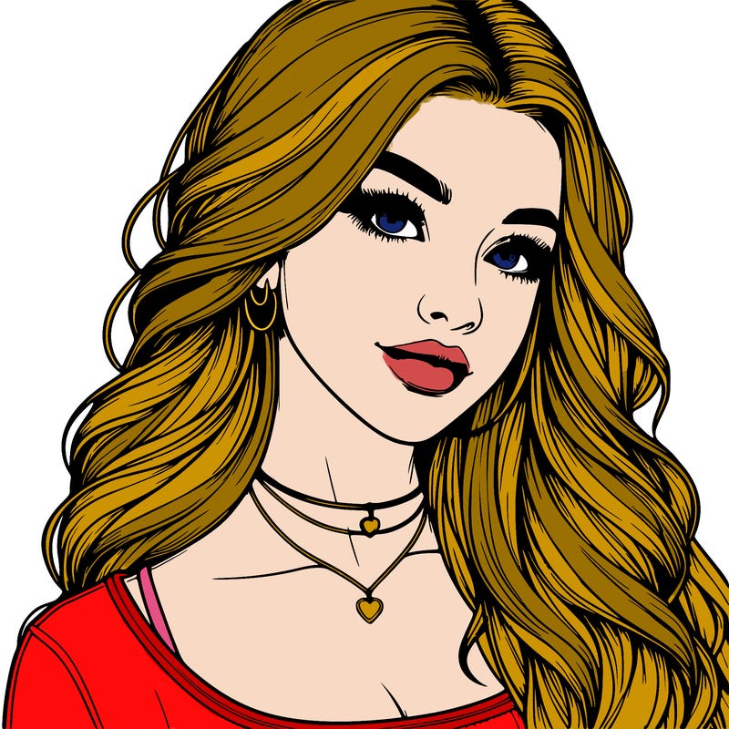 detailed realistic girl