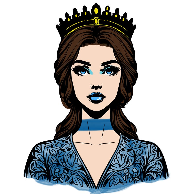 realistic beautiful queen