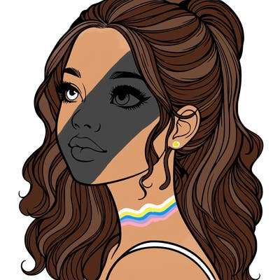 beautiful realistic girl