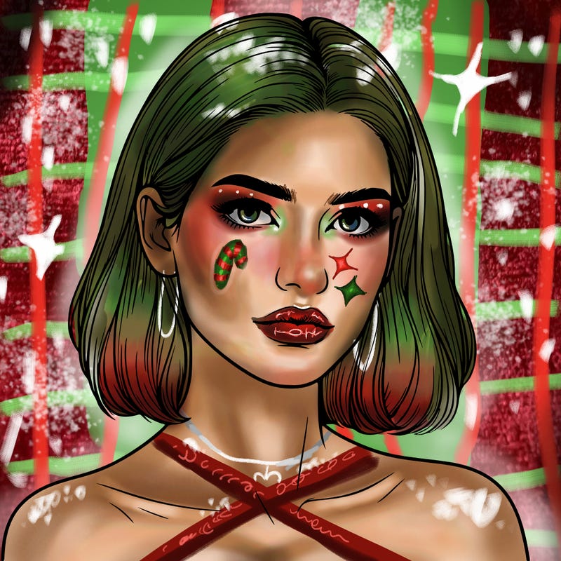 realistic portrait of woman