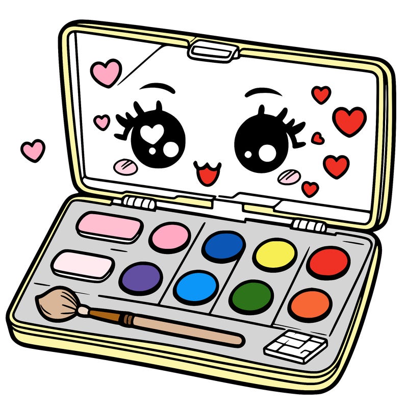 makeup pallet