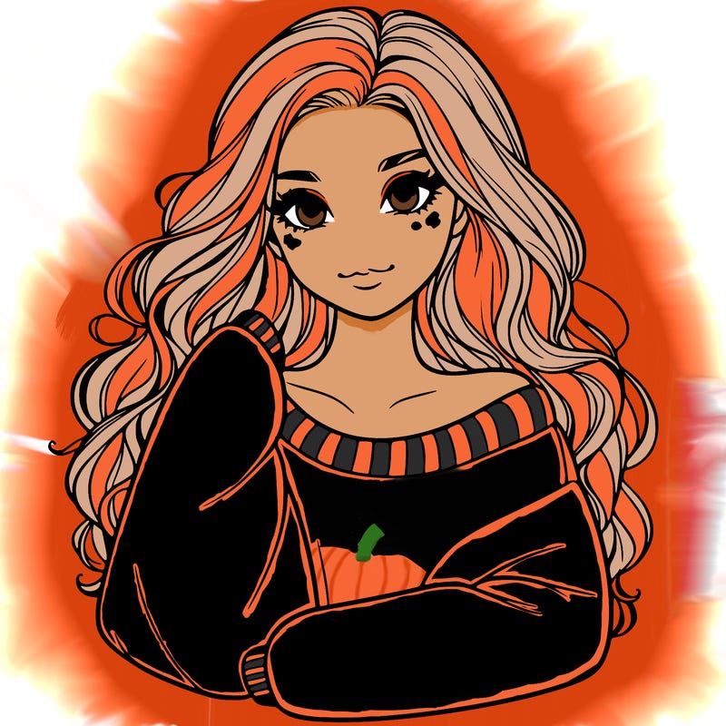 a beautiful girl in a big sweatshirt