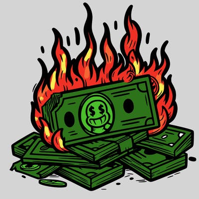 burning money