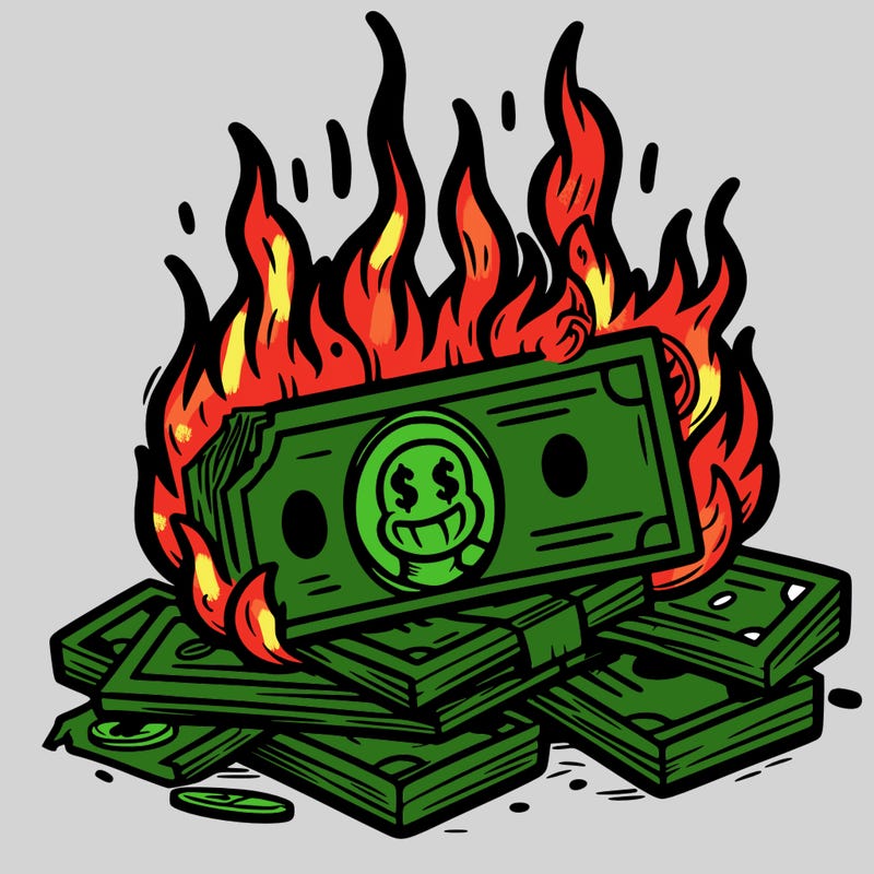 burning money
