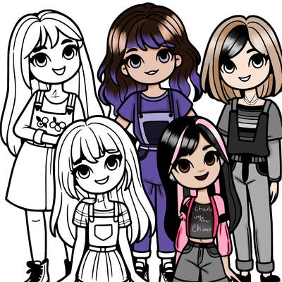 five girls