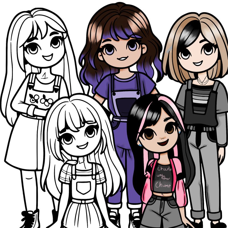 five girls