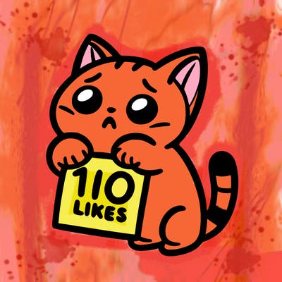 a cat begging for 10 likes