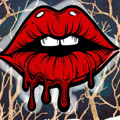 lips that look realistic and drip