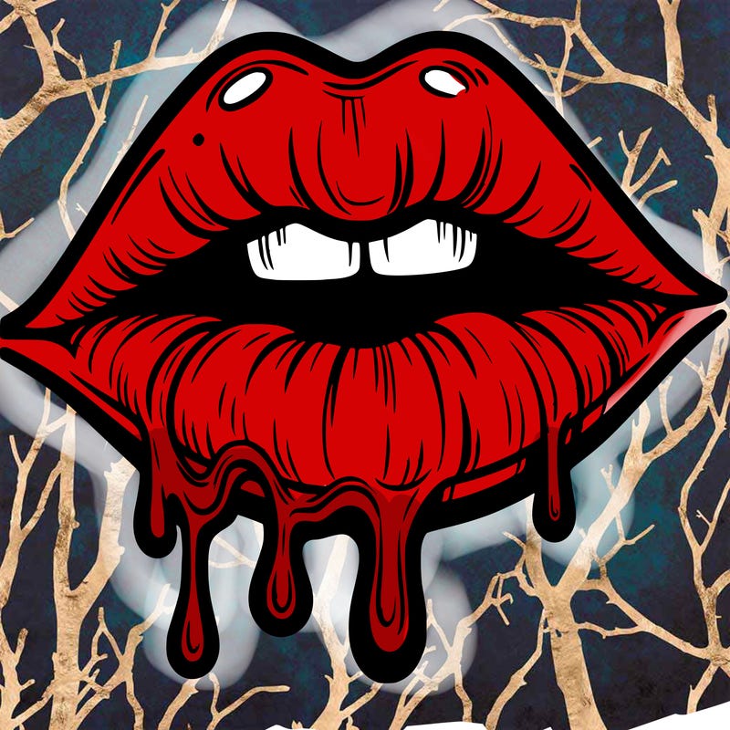 lips that look realistic and drip