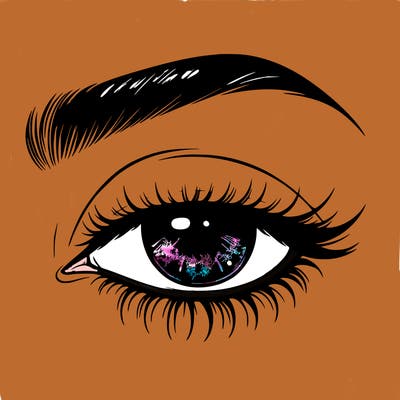 eye closed realistic