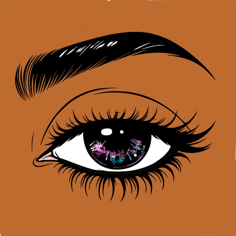 eye closed realistic