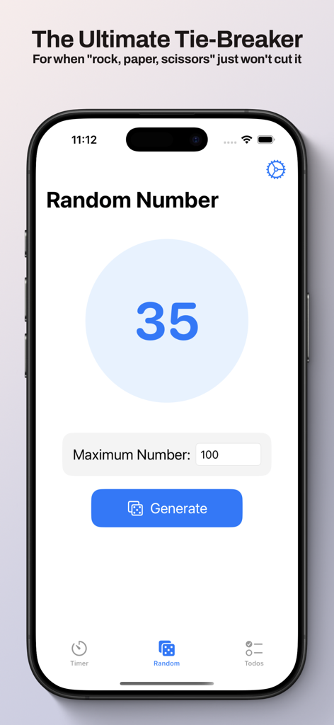 TaskFlux random number generator interface for making quick decisions and breaking ties