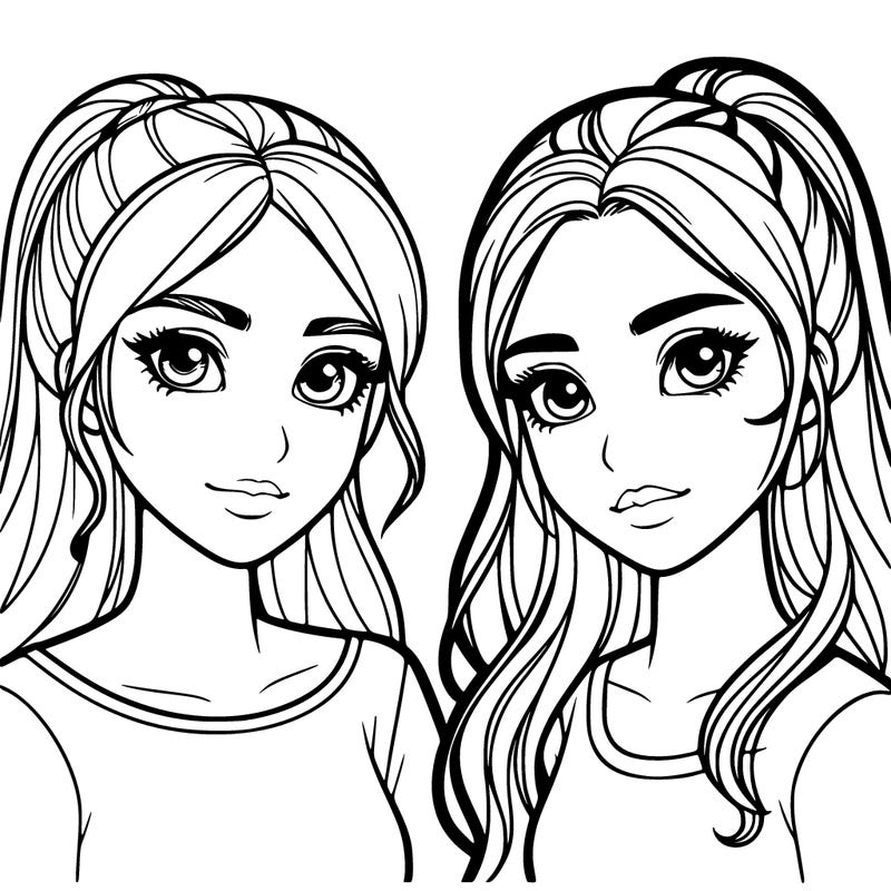 two realistic girls