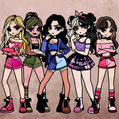 realistic baddie girls