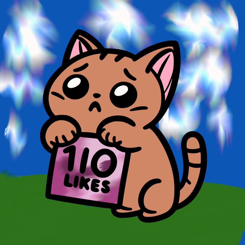 a cat begging for 10 likes