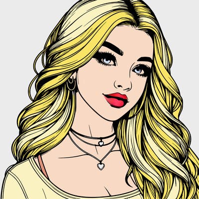 detailed realistic girl