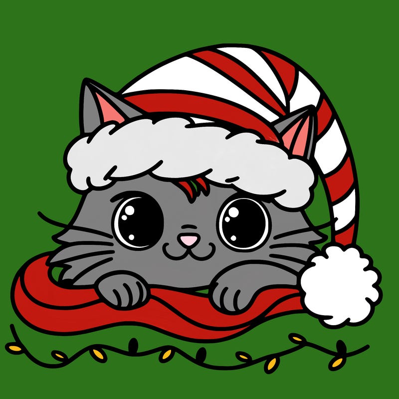 cat christmas