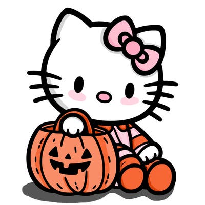 cute hard hello kitty halloween