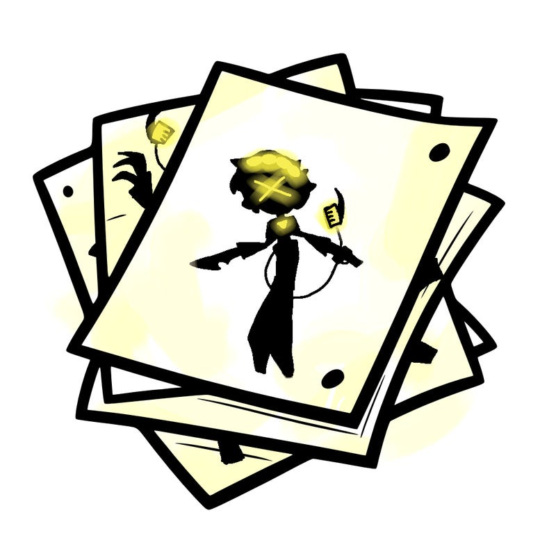 blank pieces of paper