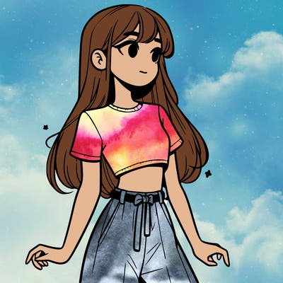 girl in a cute crop top