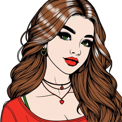 detailed realistic girl