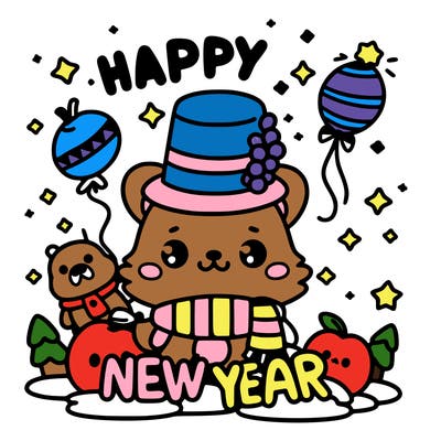 message : happy new year