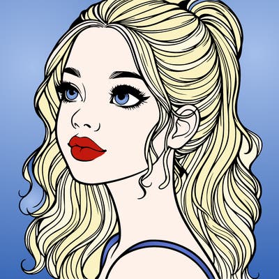 beautiful realistic girl