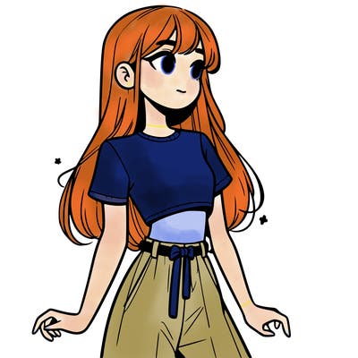 girl in a cute crop top