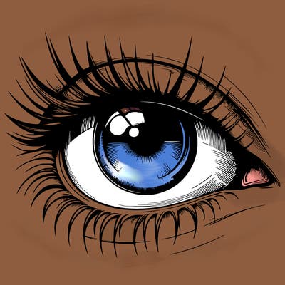 realistic eye