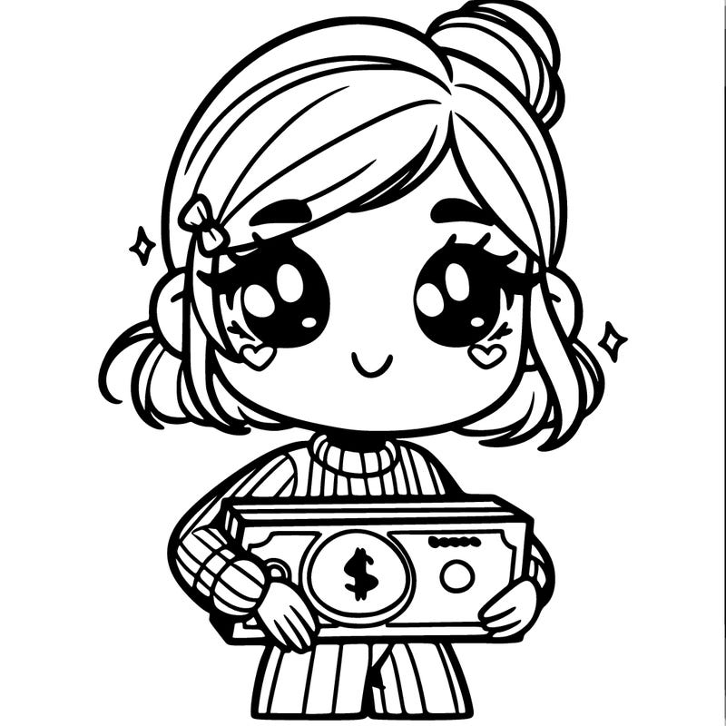 a girl with a million dollars