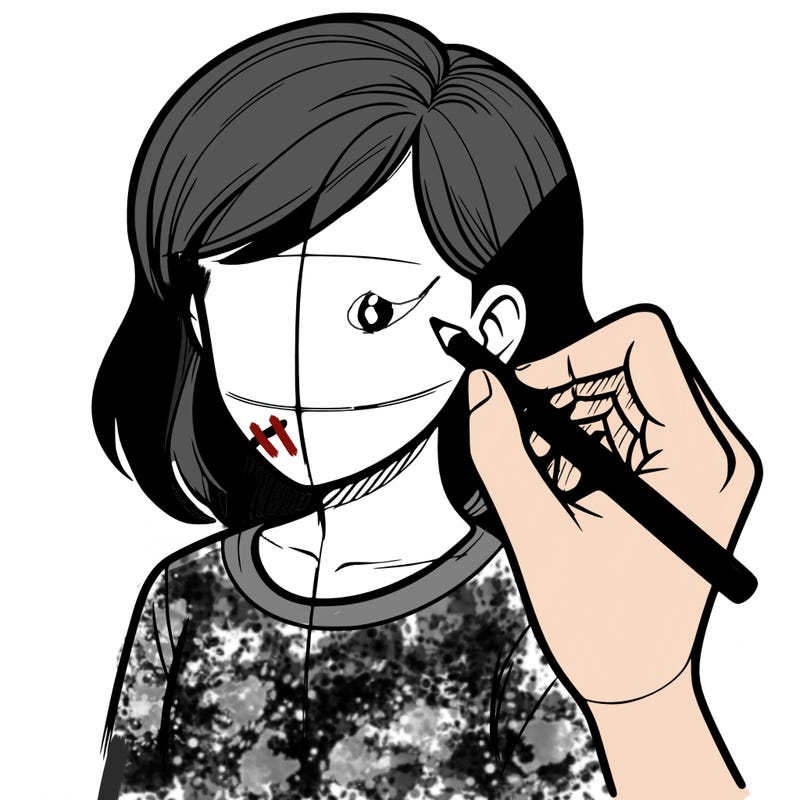 drawing a realistic person