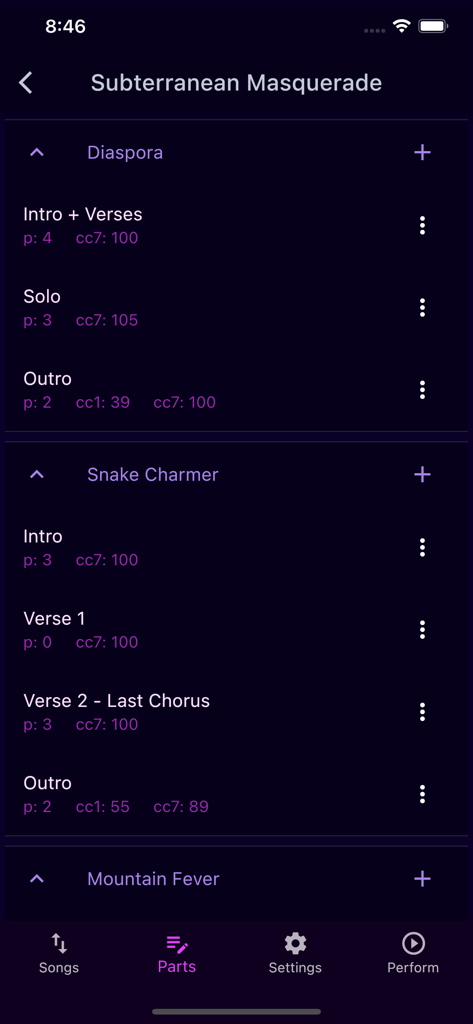 MIDI Set List - Music App | MWM