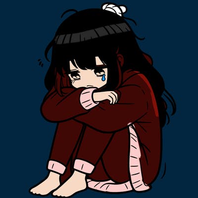 depressed girl