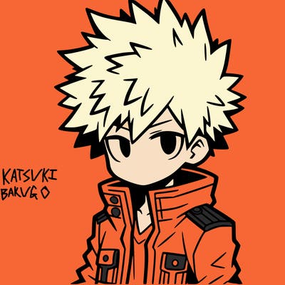 spiky hair anime boy wearing a jacket