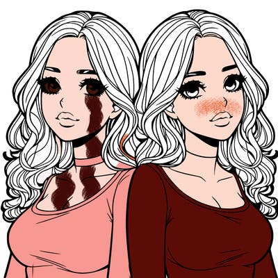 realistic twin sisters