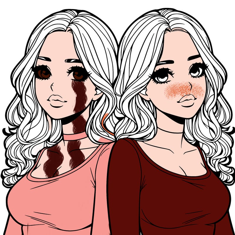 realistic twin sisters