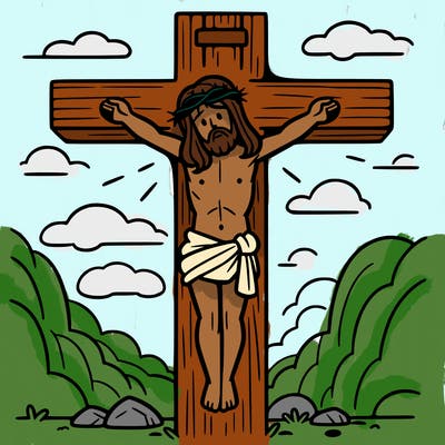 jesus on the cross