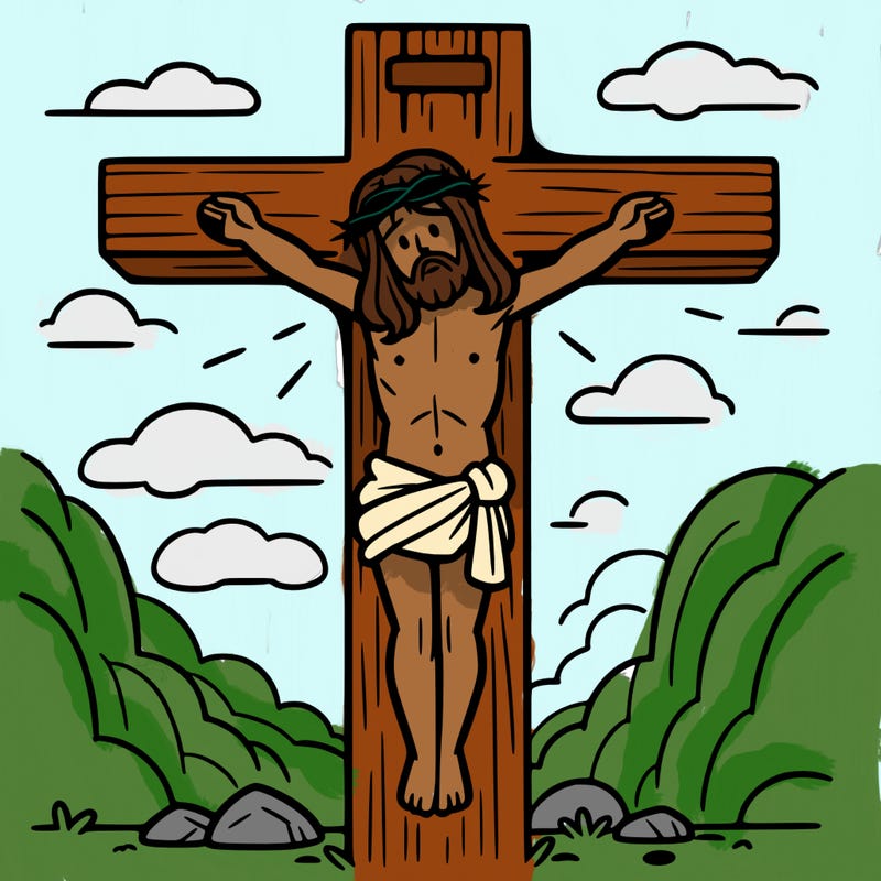 jesus on the cross