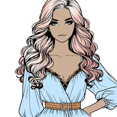 beautiful model realistic woman