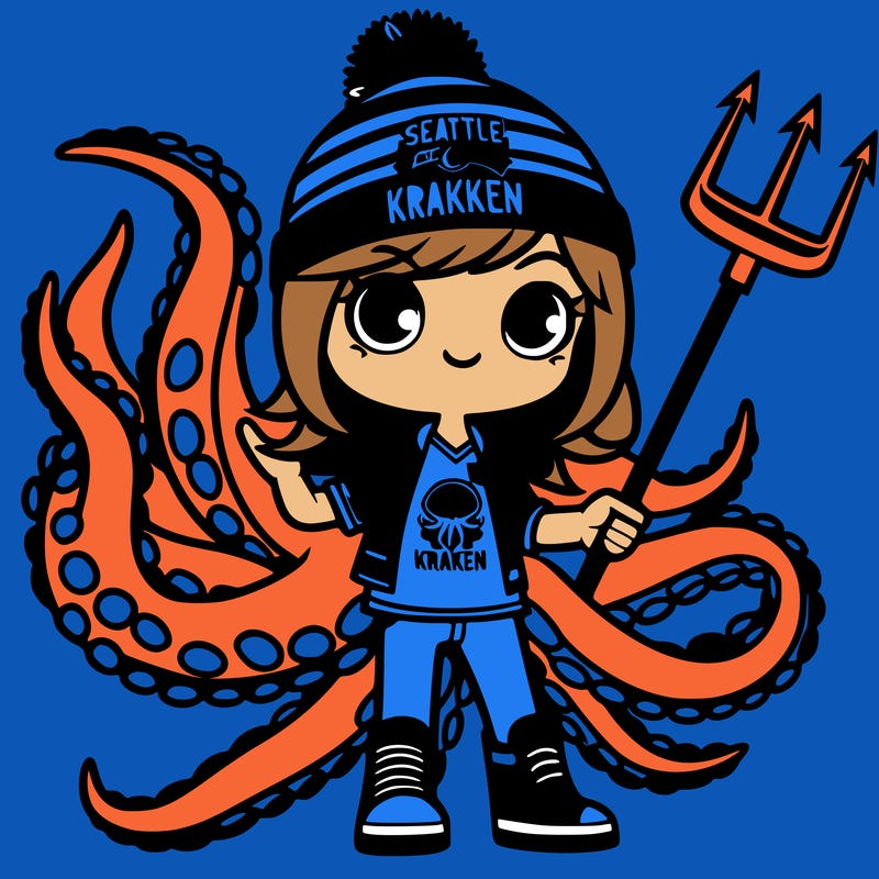 seattle kraken fan girl
