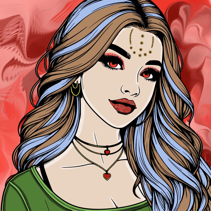 detailed realistic girl